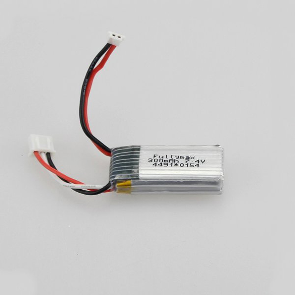 

XK A100-J11 2.4G 3CH RC Airplane Spare Part 300mah 7.4V 20C Lipo Battery for A120 A110 Universal