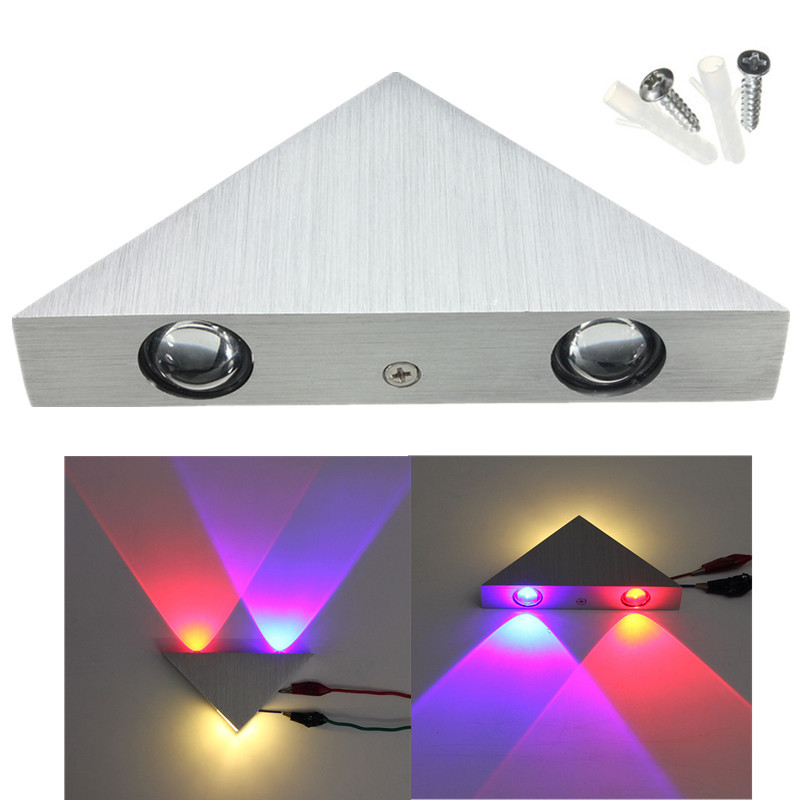 

Современный 3w LED треугольник свет стены уборной стены спальни бра лампа светильник
