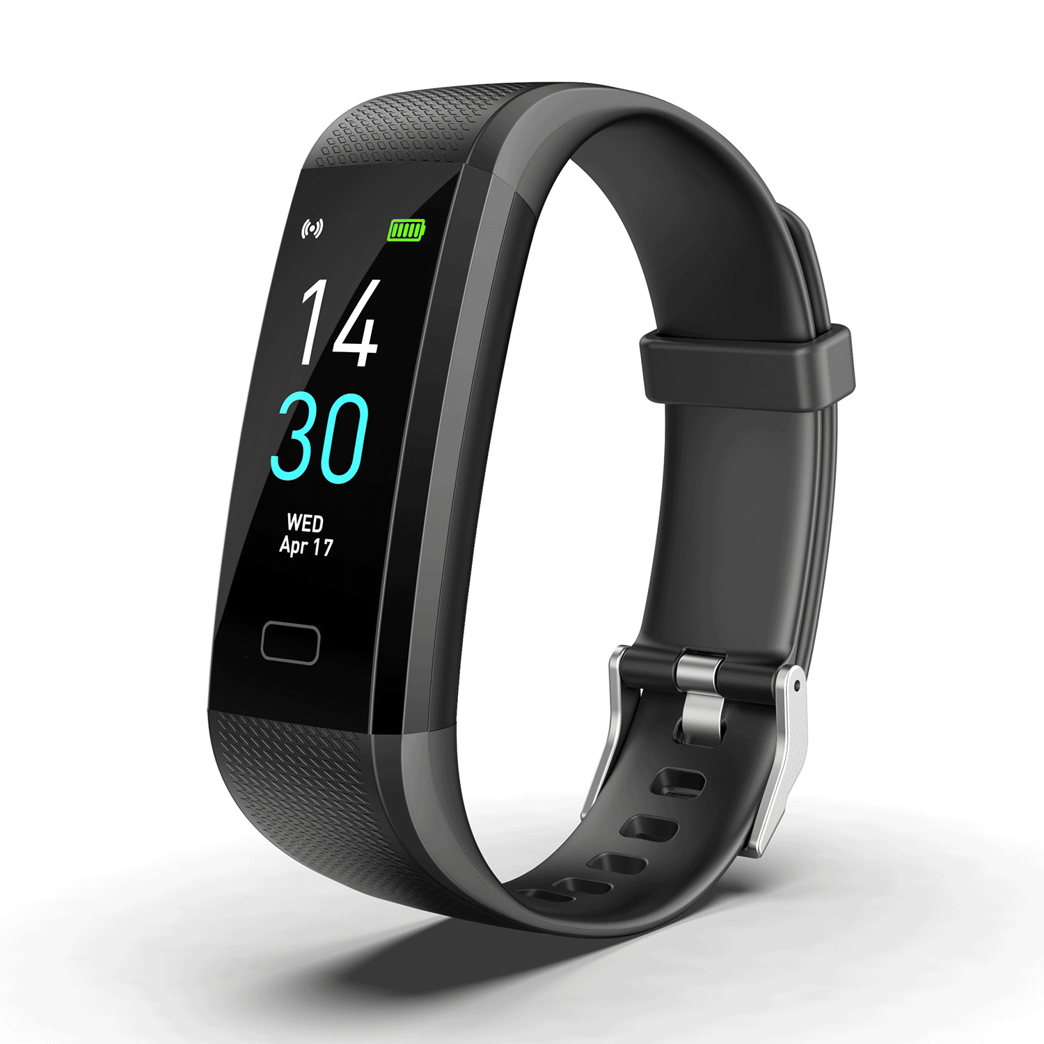 

Bakeey S5 Color Screen IP68 Wristband 24 Hours Heart Rate Monitor USB Direct Charge Smart Watch