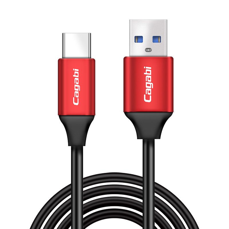 

CAGABI TPE 480Mbps 5V 2.4A USB Type-C Sync Data Cable for Samsung 6 Oneplus