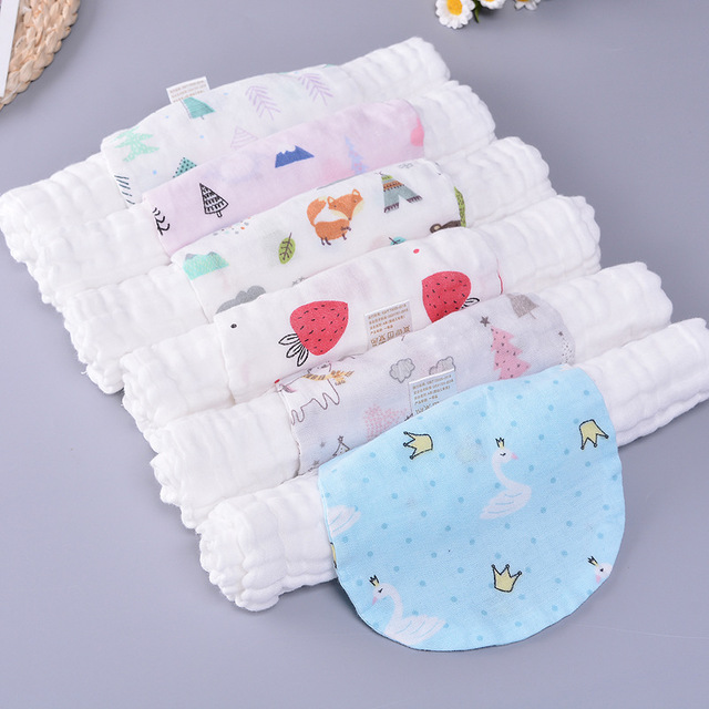 

6-слойная детская марля пот-абсорбент Полотенце хлопок Super Soft Wash Children Baby пот Полотенце детские товары
