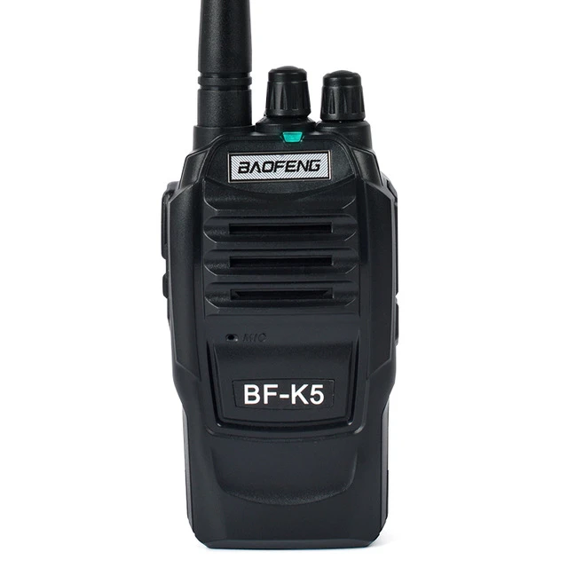 Baofeng K5 Walkie Talkie 5W UHF 16CH Black 1800mAh Li-ion Two Way Amateur Kids Toy Radio