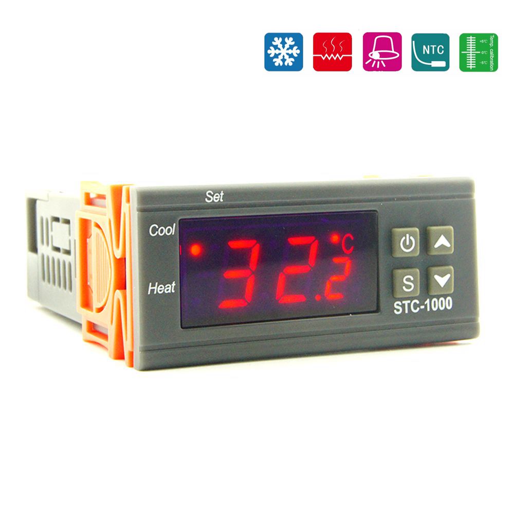 Details about  / Digital 220V STC-1000 Temperature Controller Thermostat Regulator+Sensorck3WIXI