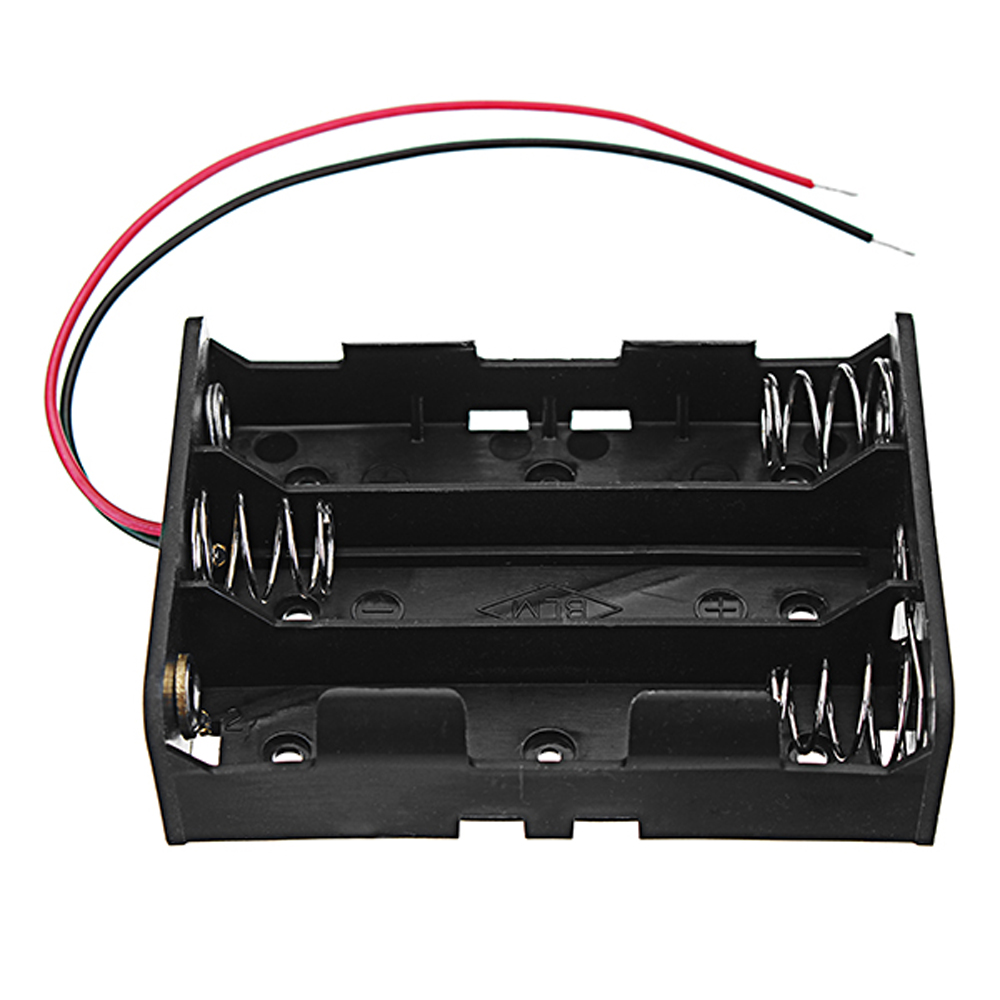 

3pcs DC 11.1V 3 Slot 3 Series 18650 Battery Holder High Quality Battery Box Battery Case With 2 Leads And Spring CE RoHS Certification