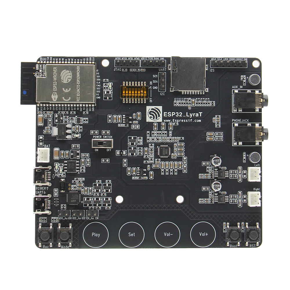 

Espressif Official ESP32-LyraT Open-Source Voice Audio WiFi bluetooth Development Board With Touch Physical Buttons Support PTZ