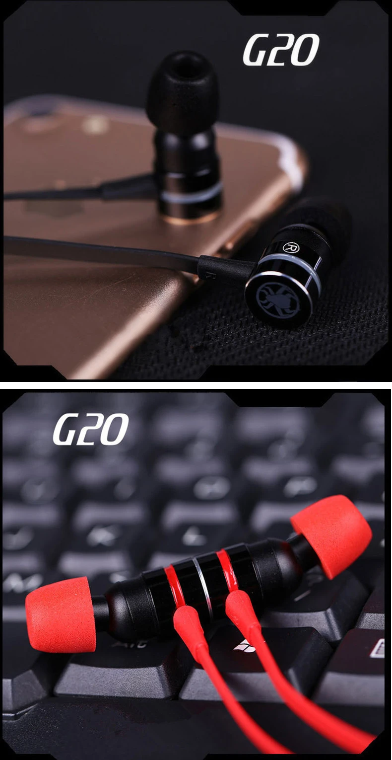 PLEXTONE G20 Gaming Magnetic Noise Cancelling Memory Foam Earphone Headphone With Mic