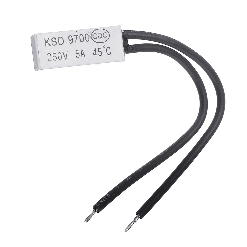 

Normal Open KSD9700 250V 5A 45℃ Plastic Thermostatic Temperature Sensor Switch NO