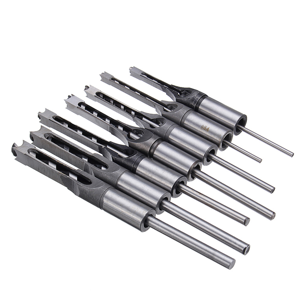 6 PC Mortising Drill Set Metric Right Hand Woodworking Drills 6-16 mm 21107S01 