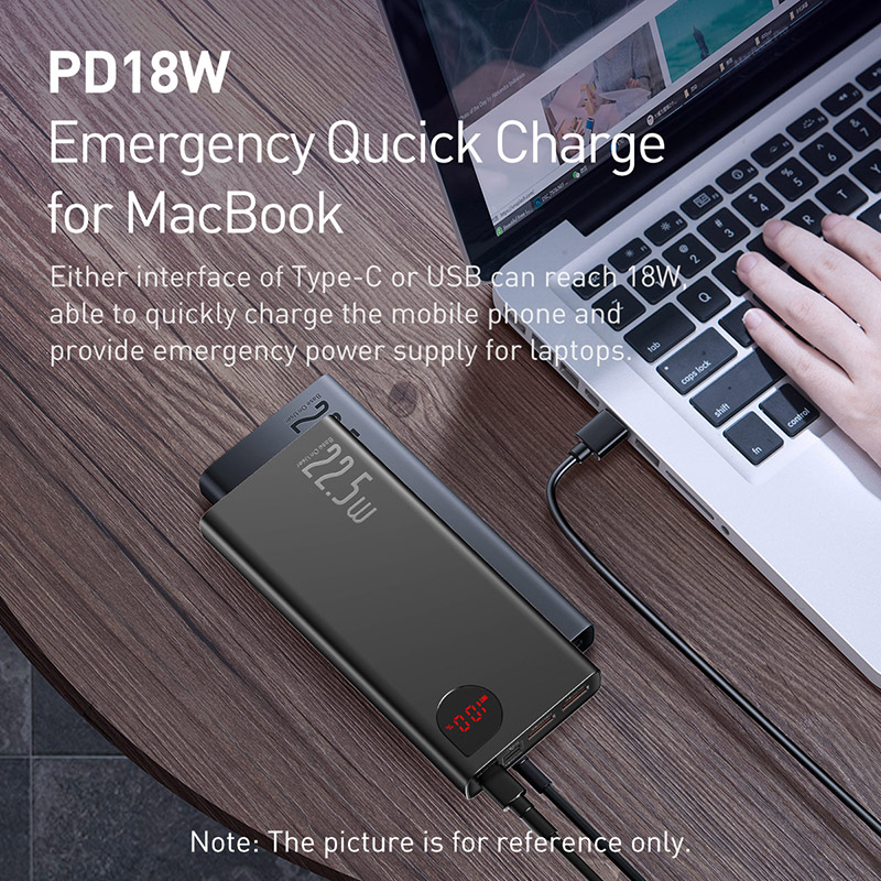 Find Baseus Adaman 22 5W 20000mAh PD QC3 0 Dual Input Output Digital Display Quick Charge Power Bank for iPhone 13 / 13 Mini/ 13 Pro Max for Samsung Galaxy Note S20 ultra Huawei Mate40 for Sale on Gipsybee.com with cryptocurrencies
