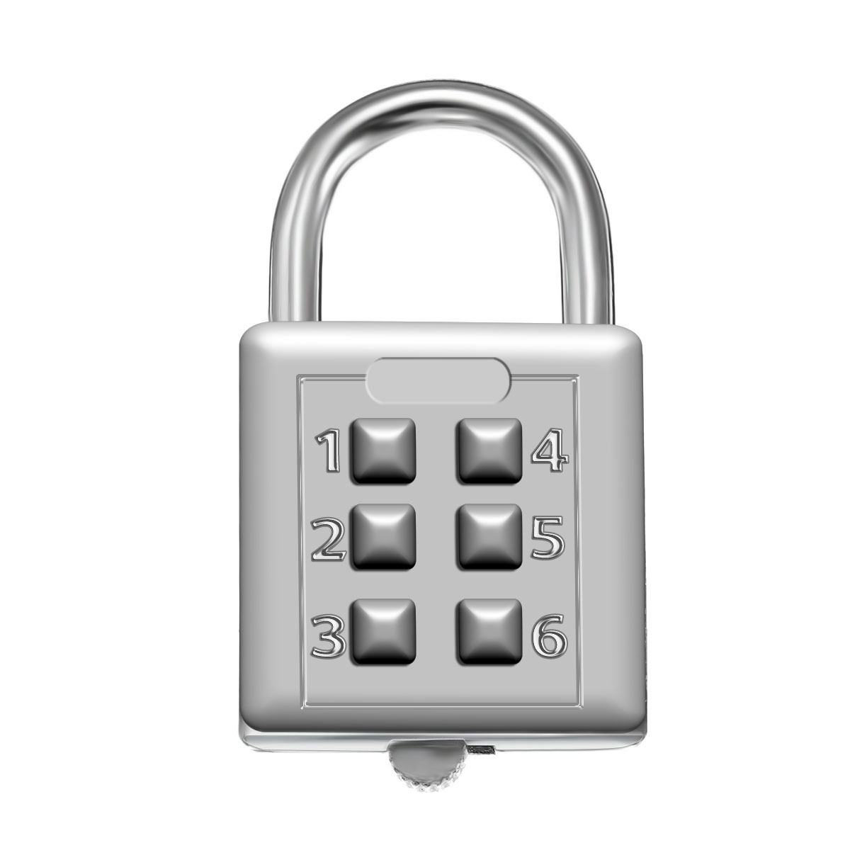 

KCASA LK-21 6 Digit Push Button Combination Padlock Travel Suitcase Luggage Security Password Lock