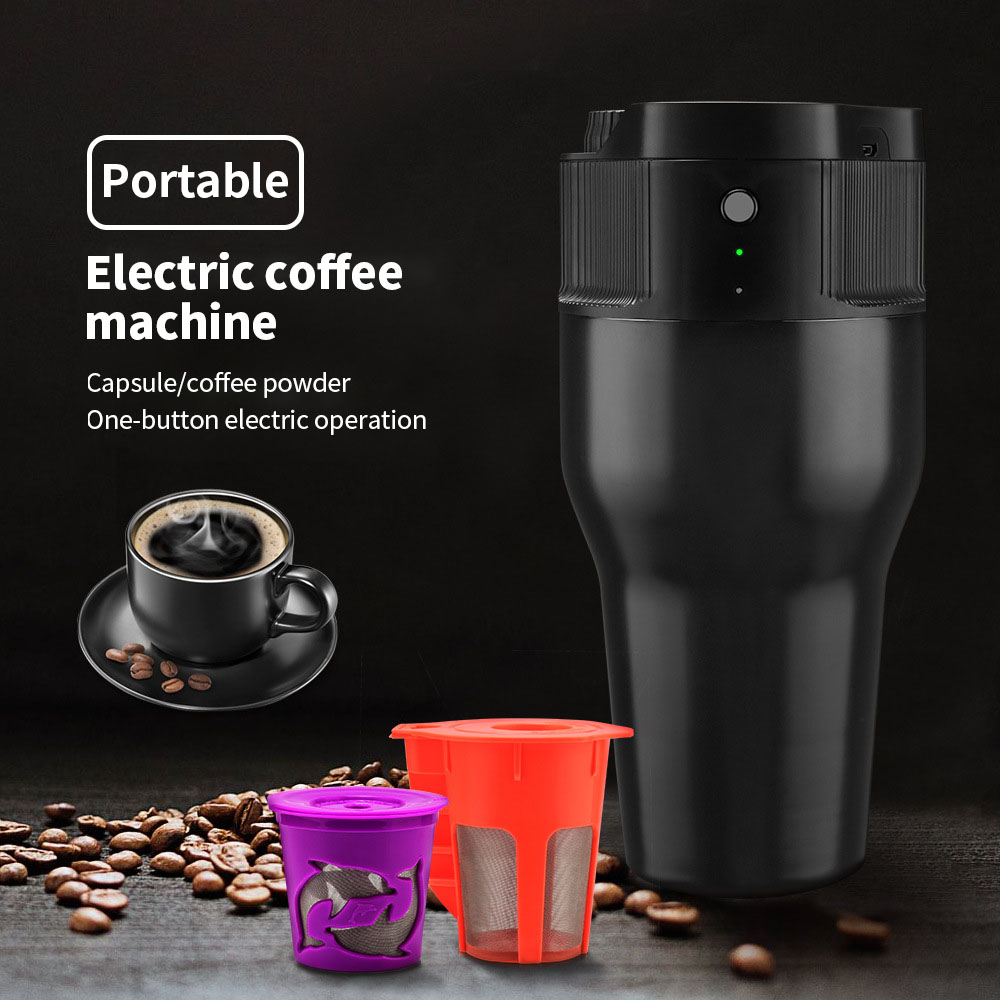 550ml Electric Coffee Maker USB Vacuum Coffee Machine Auto Caffe Cafe American Filter for Home Outdoor Travel 8