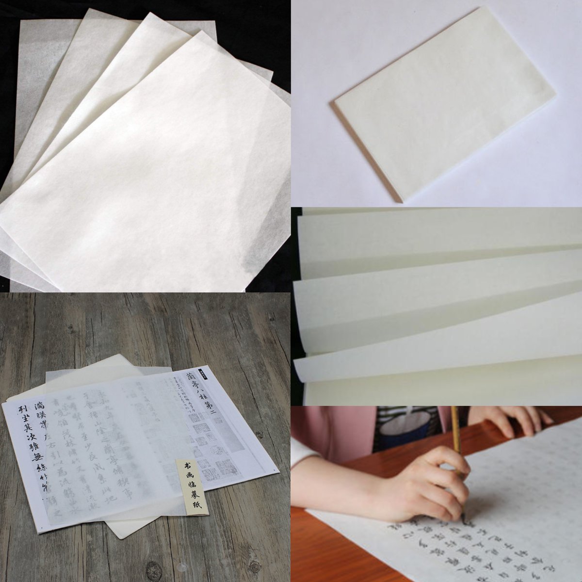 

10 Sheets Chinese Calligraphy Rice Xuan Paper Sumi-e Drawing High Ink Absorption