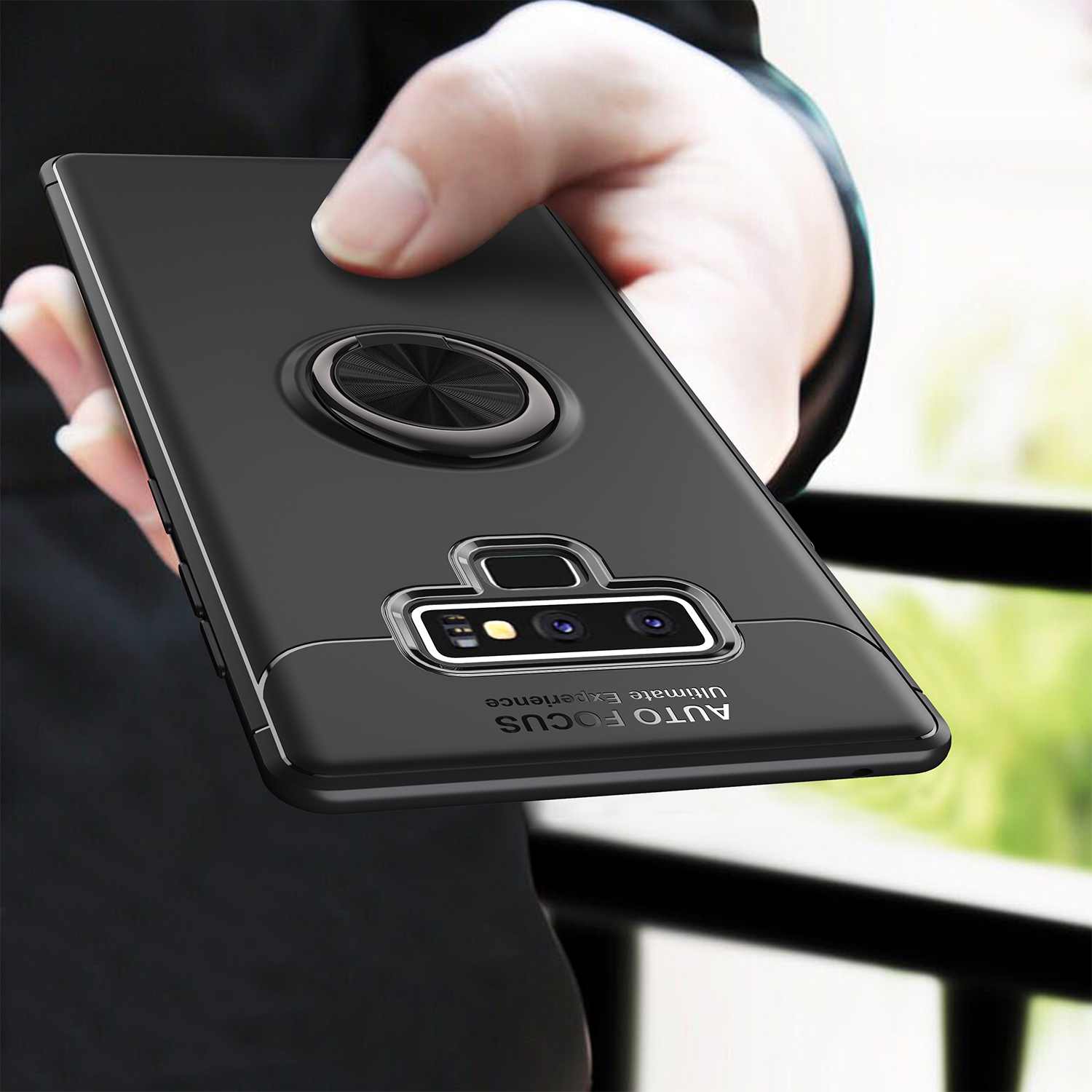 

C-KU 360º Rotating Ring Grip Kickstand Protective Case For Samsung Galaxy Note 9