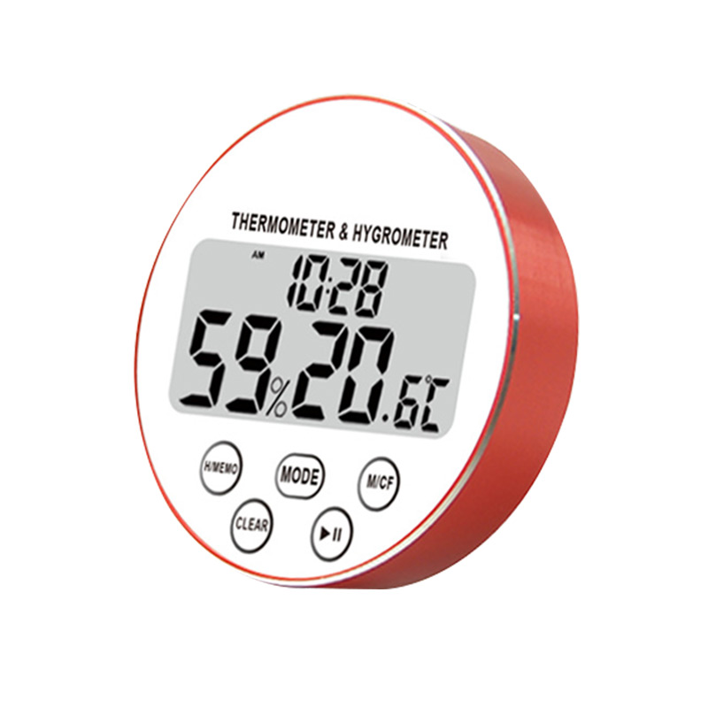 

Minleaf CH-918 Indoor Digital Дисплей Электронный Термометр и гигрометр с функцией синхронизации Круглый температурный гигрометр Digital Термометр
