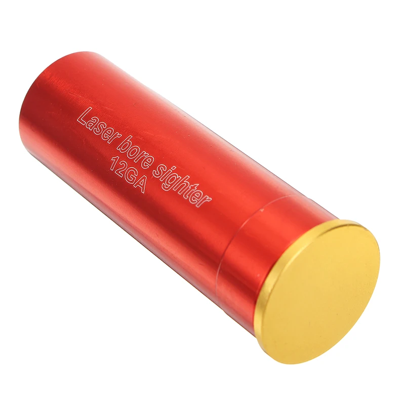 12GA Gauge Laser Bore Sighter Red Dot Sight Cartridge Bore Sighter Caliber