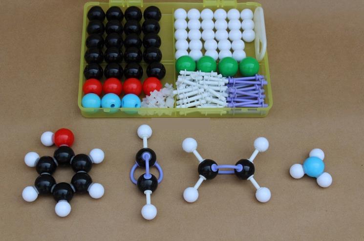 

136Pcs Chemistry Molecular Structure Model Kit General & Organic Chemistry Atom Bonds Molecules Medical Set