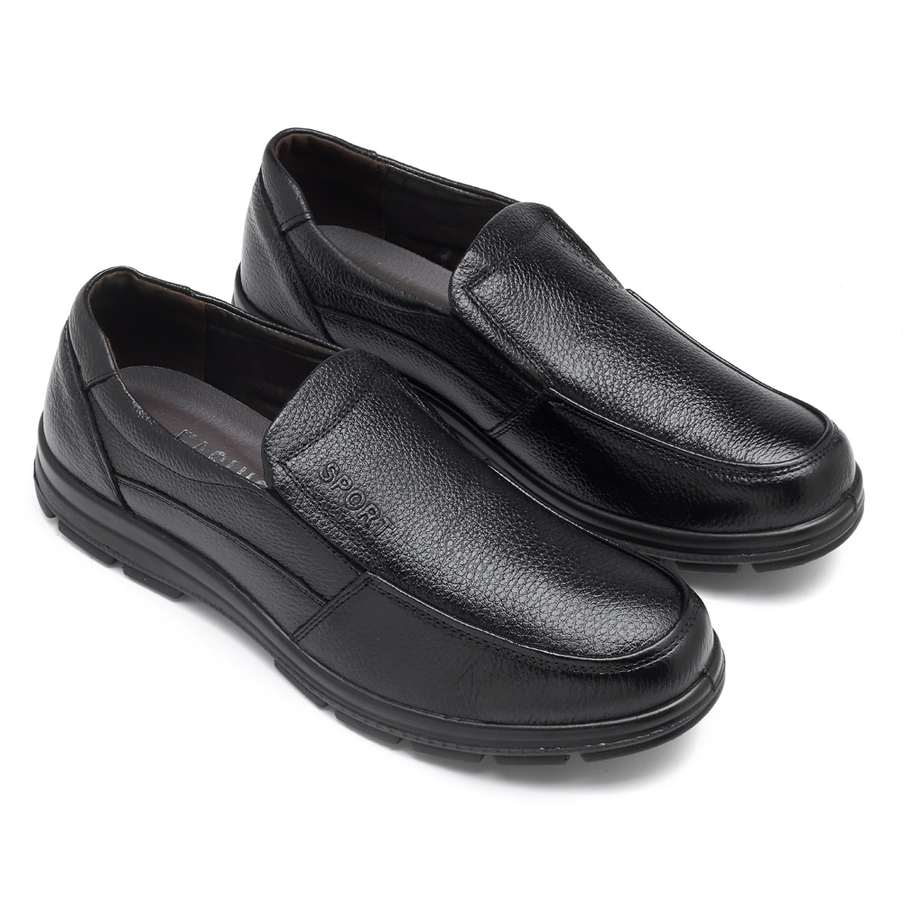 

Men Casual Business Comfy Genuine Leather Slip On Oxfords