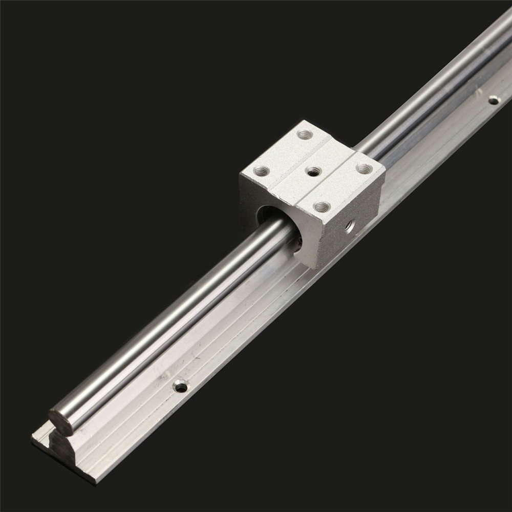 SBR12 600mm Linear Rail Shaft Rod with 2 SBR12UU Block