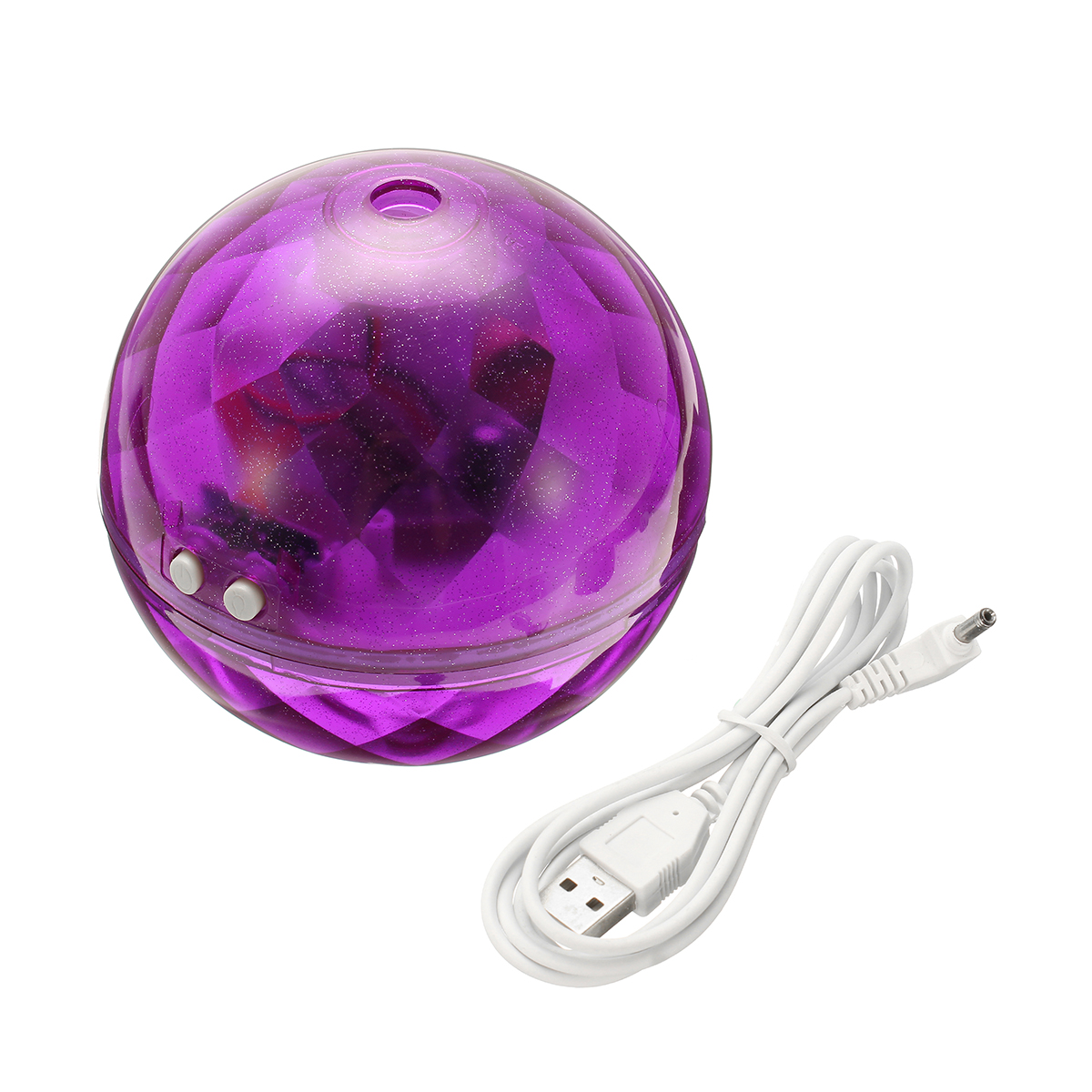 

160ML USB Air Aroma Essential Oil Diffuser LED Ultrasonic Aromatherapy Humidifier Crystal Ball Type