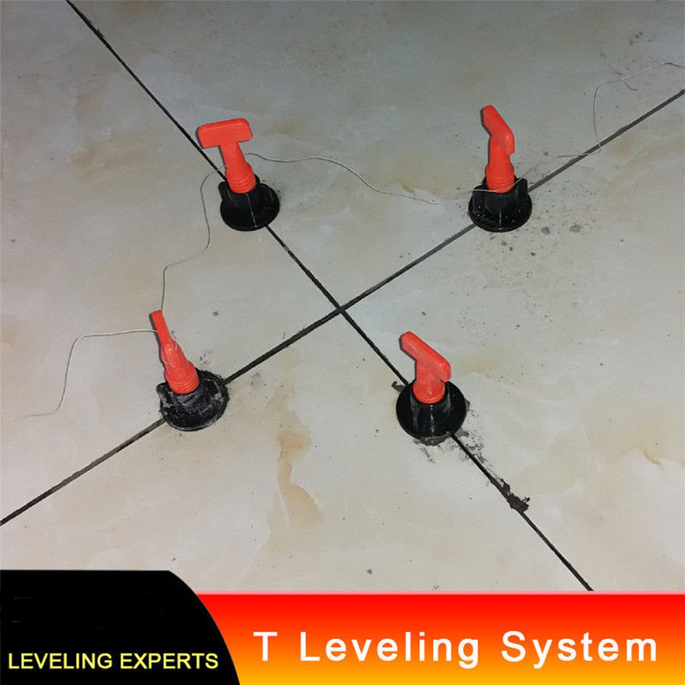50pcs Plastic Ceramic Tile Leveler Tools Tile Leveling Locator T Leveling System Kits Tile Spacers