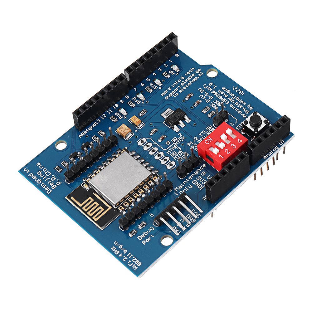 

UNO R3 ESP8266 Serial Board WiFi Expansion GPIO Board ESP-12E Development Board For Arduino