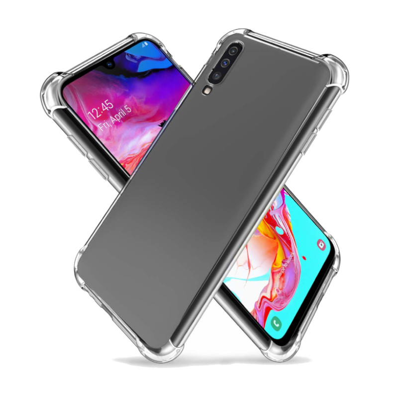

Bakeey Air Cushion Corner Transparent Shockproof TPU Protective Case for Samsung Galaxy A70 2019