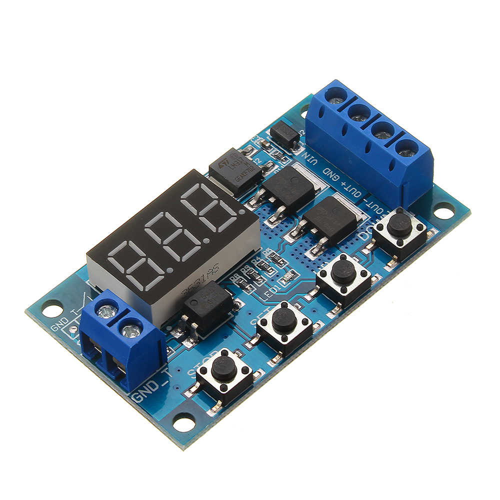

XY-J04 DC 5V-36V Trigger Cycle Timer Delay Switch Circuit Double MOS Tube Control Board
