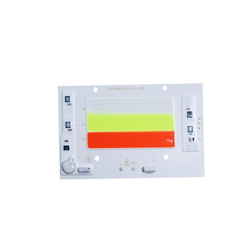 

50W LED RGB COB Chip Colorful Light Smart IC Bead for DIY Spotlight Floodlight AC190-240V