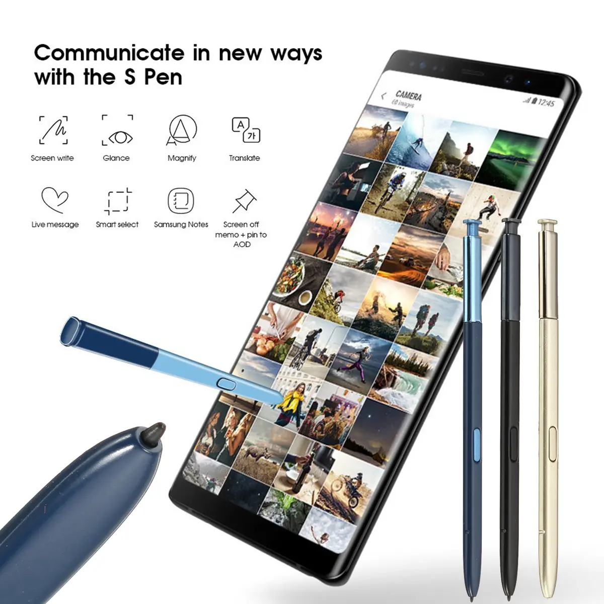 Stylus S Pen For Samsung Galaxy Note 8 AT&T Verizon T-Mobile Sprint