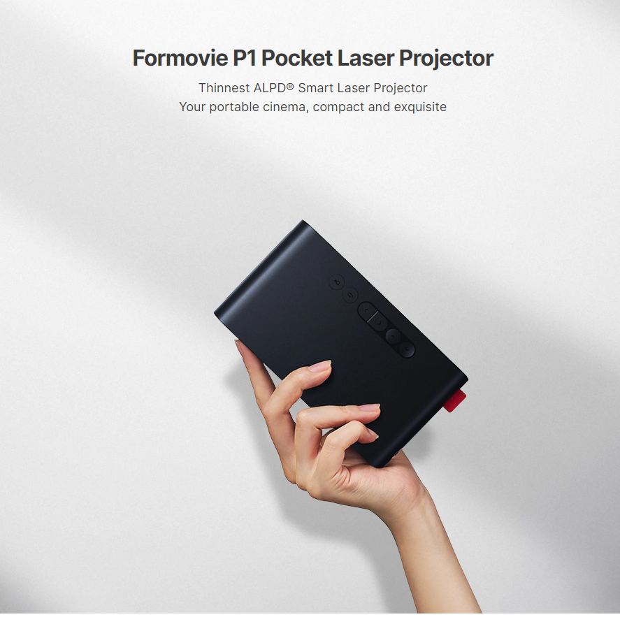 Fengmi Formovie P1 ALPD 800 ANSI Lümen Cep Mini Lazer Projeksiyon Cihazı