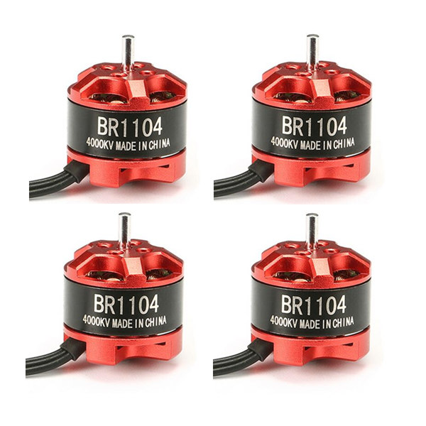 

4X Racerstar Racing Edition 1104 BR1104 4000KV 1-2S Brushless Motor For 100 120 150 RC Drone FPV Racing