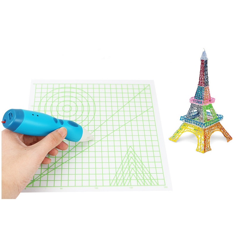 220*220*0.5mm Basic Graphics Copy Panel Design Mat Drawing Tools For 3D Printing Pen Part 5