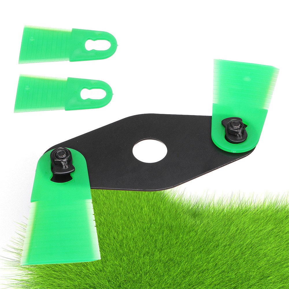 

Trimmer Head Steel Strimmer Head with 4 Blade Grass Brush Cutter for Lawn Mower