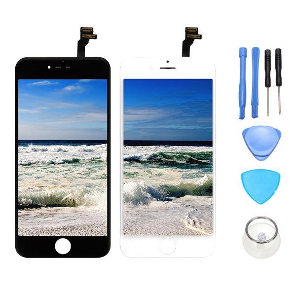 

Full Assembly No Dead Pixel LCD Display+Touch Screen Digitizer Replacement With Repair Tools For iPhone 6 Plus