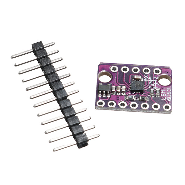 

3pcs GY-LSM6DS3 1.71-5V 3 Axis Accelerometer 3 Axis Gyroscope Sensor 6 Axis Inertial Breakout Board Tilt Angle Module Embedded Temperature Sensor SPI/I2C Serial Interface Low Power Consumption