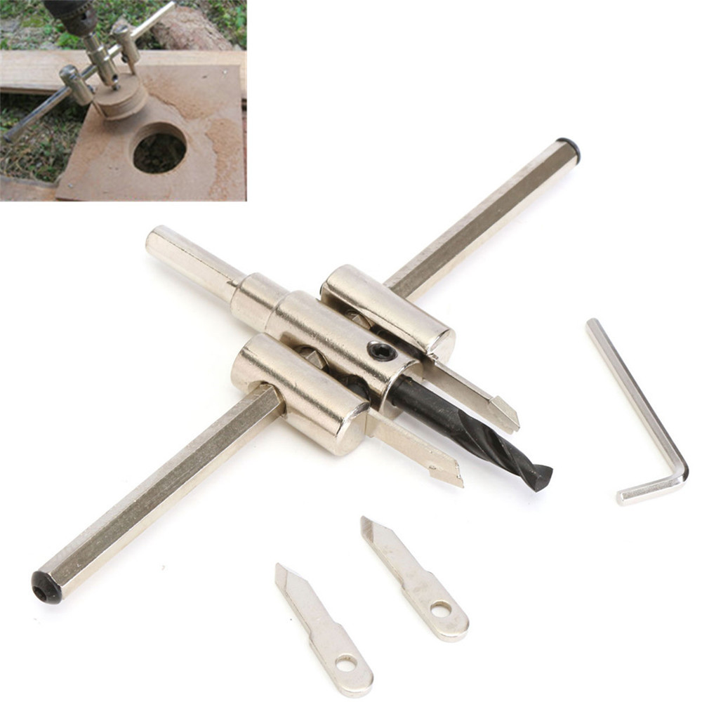 

40 мм-200 мм Регулируемый режущий инструмент для резки металла для резки по дереву Дрель бит