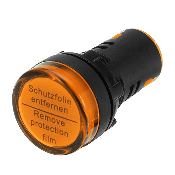 Machifit AD16-22DS AC220V 22mm Indicator Signal Light Lamp Panel Mount LED Power Indicator
