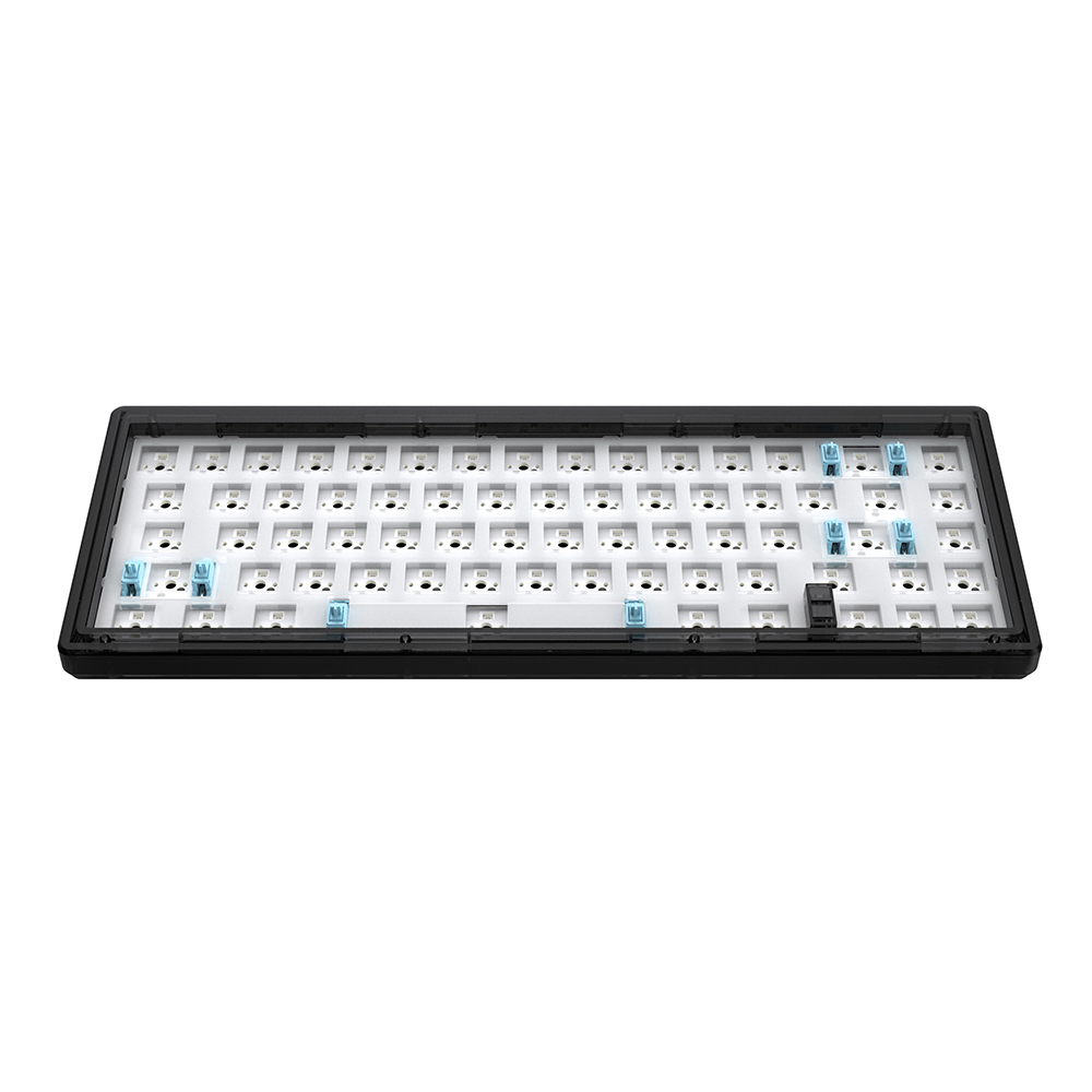 Find TEAMWOLF CIY GAS67 Transparent Mechanical Keyboard Customized Kit 67 Keys Macro Programming Musical Rhythm RGB Backlit Hot Swap 3/5 Pin Switch Gasket PCB Mounting Plate Case for DIY Assembly Keyboard for Sale on Gipsybee.com with cryptocurrencies