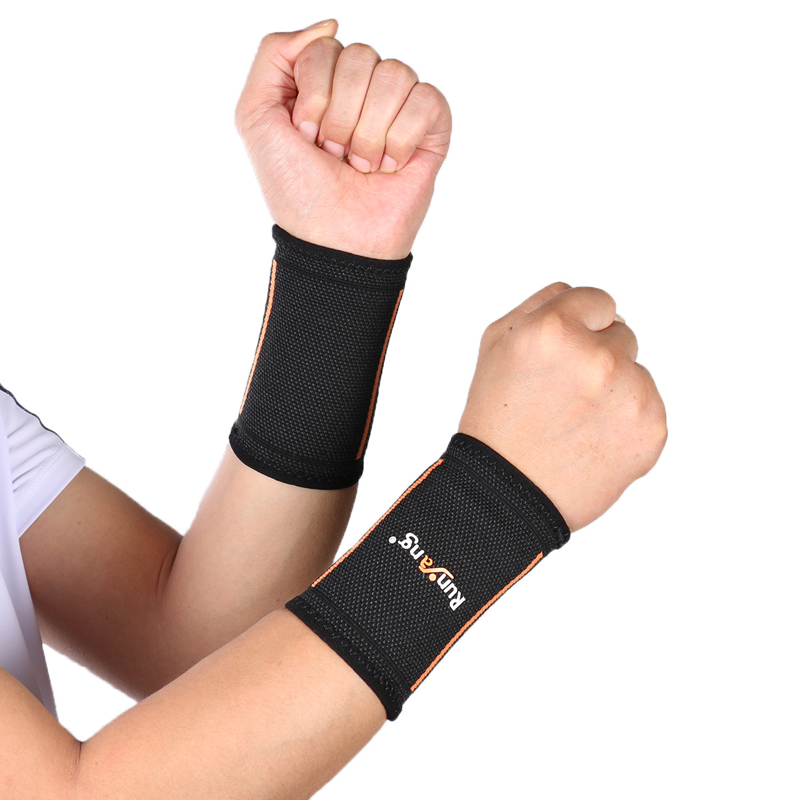 

Mumian 1 Pair A36 Black Wrist Support Brace Brand Wristband Gym Wrestle Professional Sports Fitness Protection Gear
