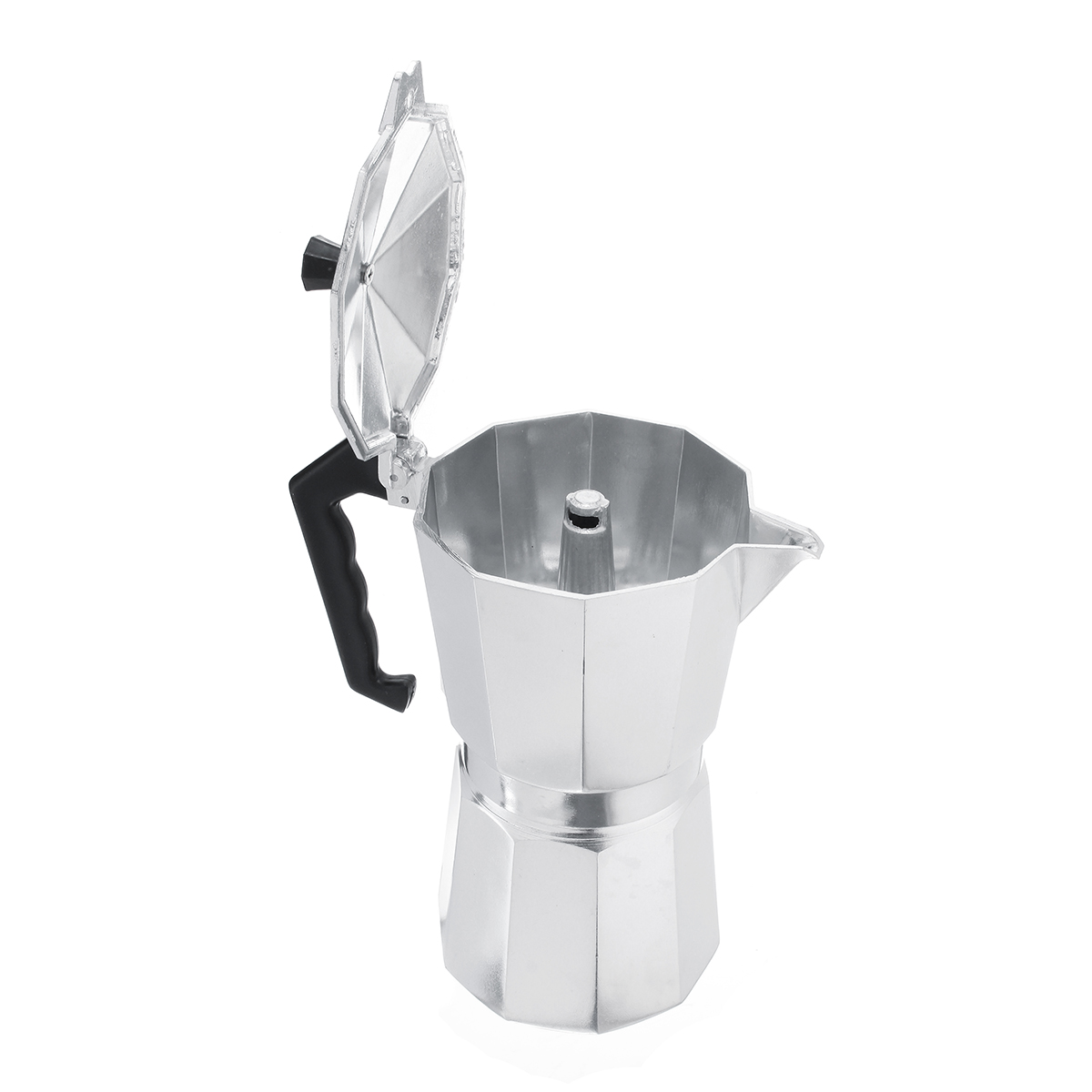 3/6/9/12 Cups Aluminum Espresso Moka Percolator Portable Coffee Maker Stovetop Home DIY 69