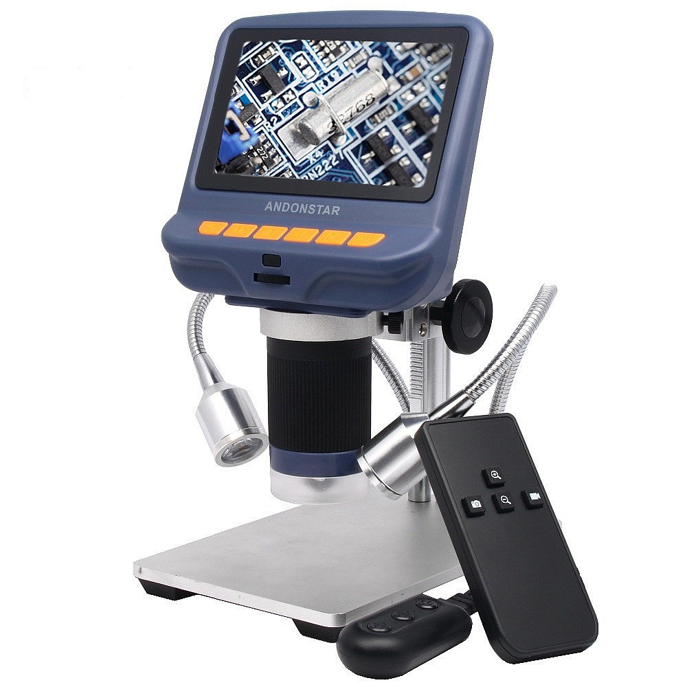 

Andonstar AD106S Digital Microscope 4.3 Inch 1080P With HD Sensor USB Microscope For Phone Repair Soldering Tool Jewelry Appraisal Biologic Use Kids Gift