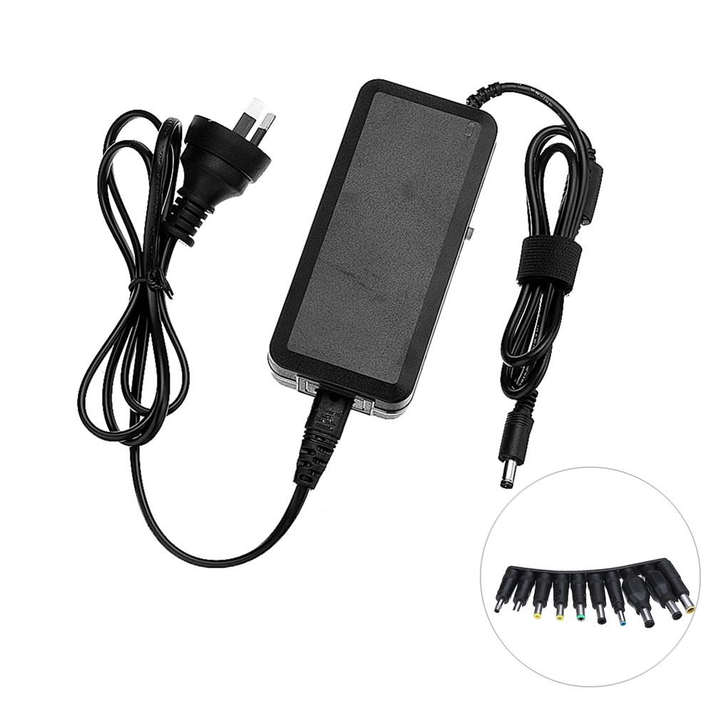 

AC100-240V 120W Adjustable Power Adapter Universal Charger with 10pcs Swappable Connector AU Plug
