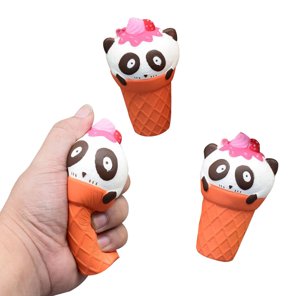 

1PC Cute Panda Ice Cream Slow Rise Squeeze Squishy Healing Fun Kids Toy Подарочный стресс Stretch