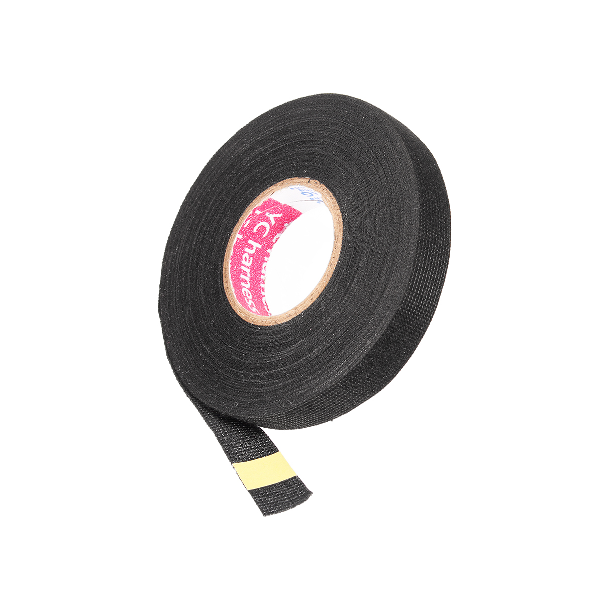 

15mm x 15m Adhesive Cloth Fabric Tape Wool Roll Black Wiring Harness Electric Cable Wire Tape Tools