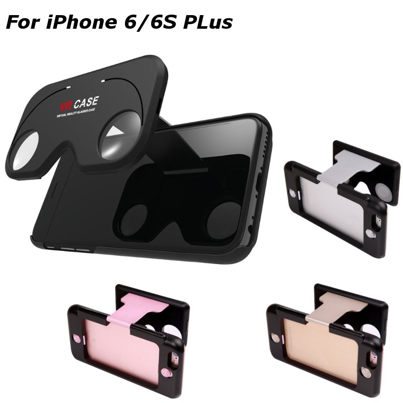 

2 в 1 силикона виртуальной реальности 3d уг случай для видео и игр для Apple iPhone 6/6s плюс 5.5 дюйма