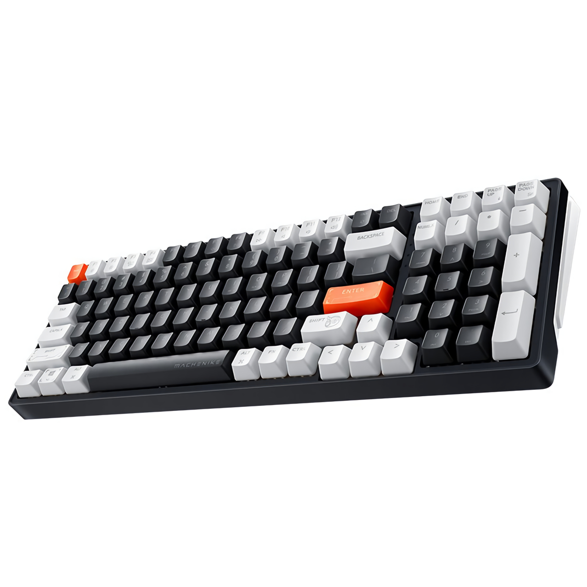 Find MACHENIKE K600 Mechanical Gaming Keyboard Dual Mode Type C Wired bluetooth5 0 100 Keys Translucent ABS Keycaps Kailh Blue/Brown/Red Switch White LED Backlit Ergonomic Keyboard for Sale on Gipsybee.com with cryptocurrencies