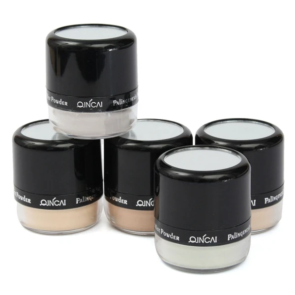 Oil-control Face Loose Powder Makeup Smooth Long Lasting Natural Mineral Concealer Foundation