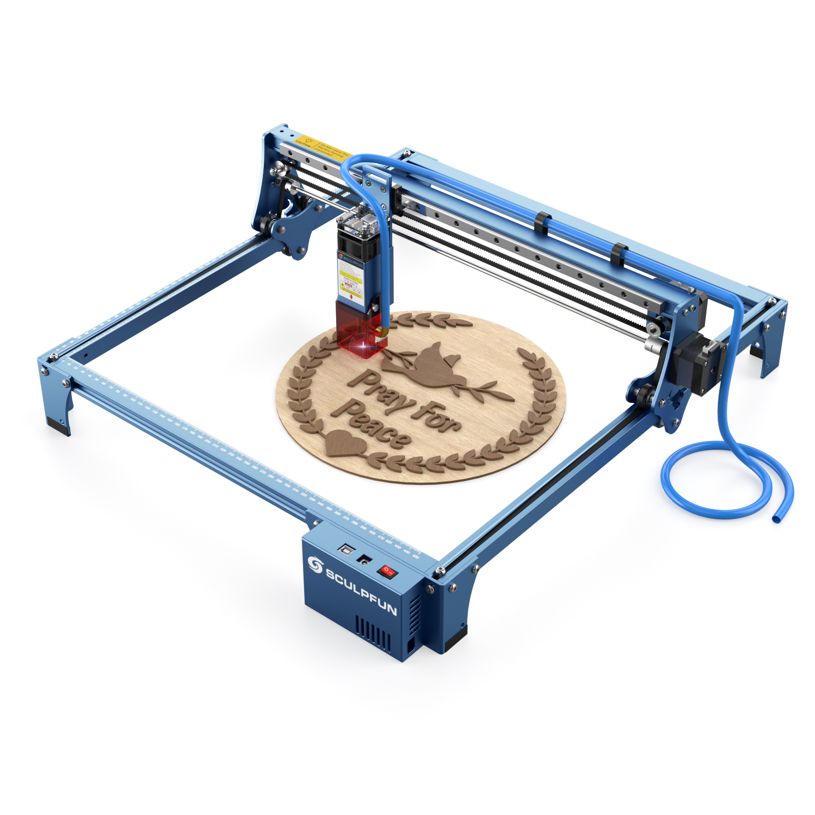 Find SCULPFUN S10 10W Laser Engraving Machine Laser Engraver Cutter 0 08mm High Precision Air Assist 32Bit Motherboard Upgraded Linear Rail Slide Full Metal CNC Engraving Area 410 400mm for Sale on Gipsybee.com with cryptocurrencies