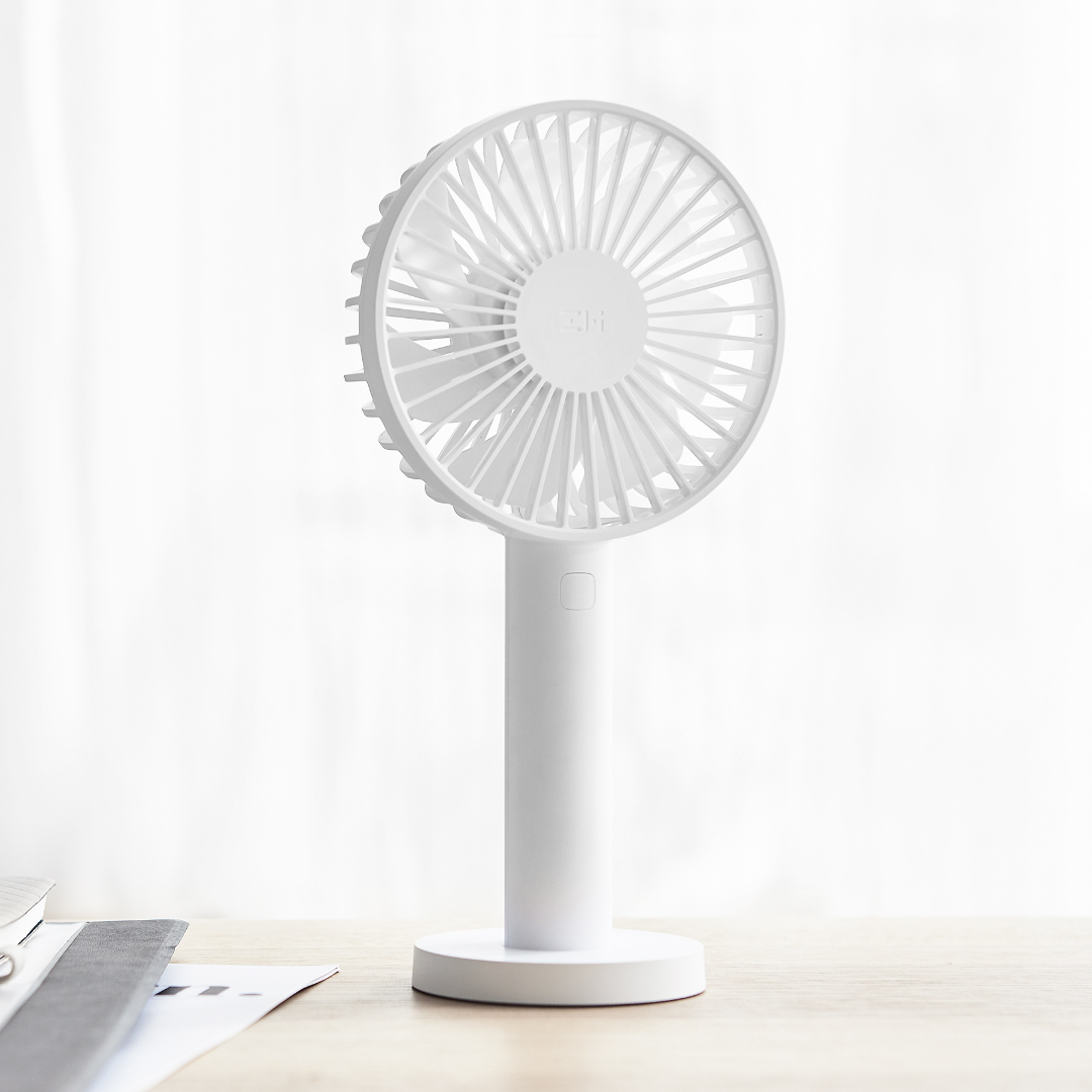 

Zmi 3 Speeds Cooling Fan from Xiaomi Eco-System Portable Handheld With Rechargeable Built-in Battery 2600mAm/3350mAh USB Port Handy Mini Fan For Smart Home