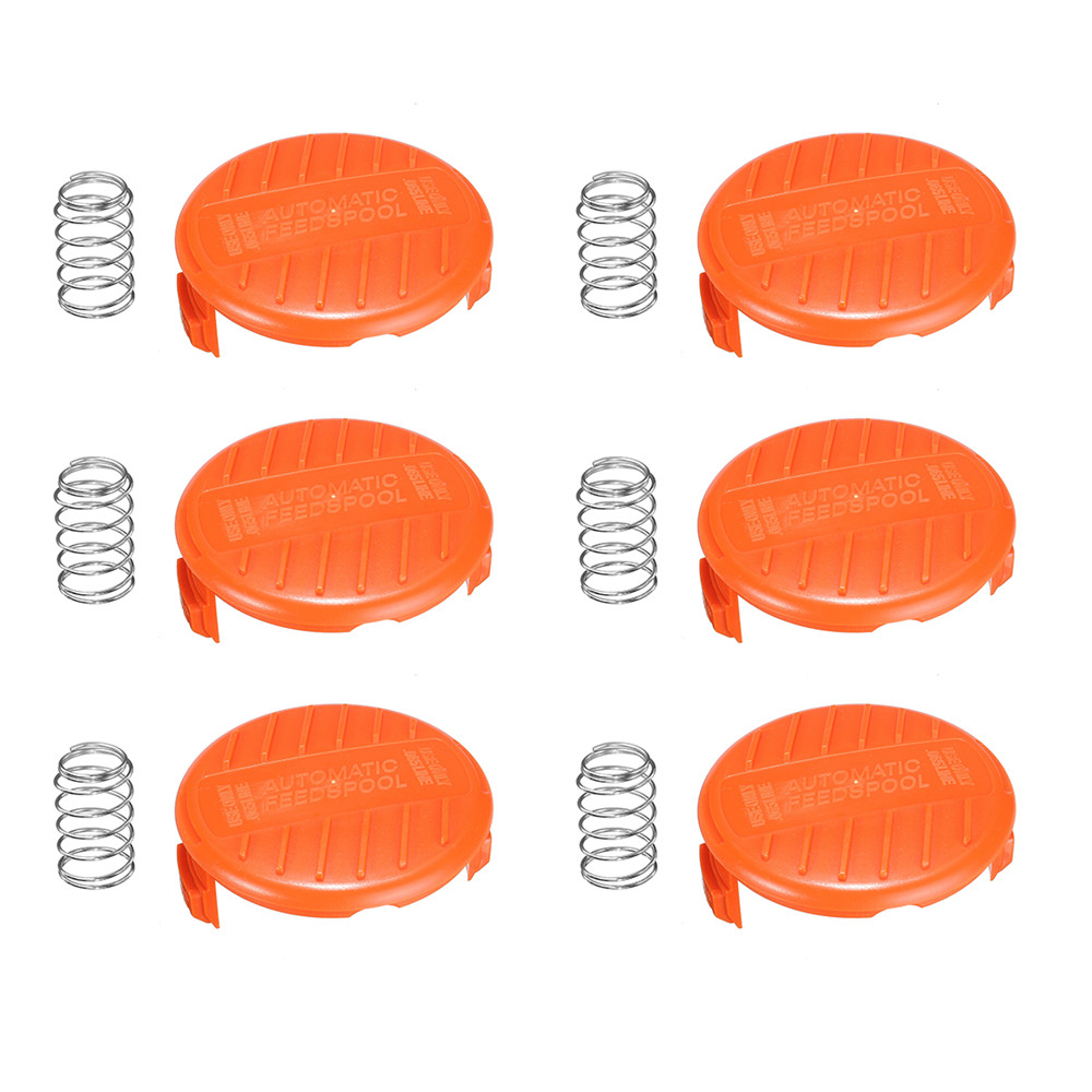

6pcs Grass Trimmer Spool Cap Cover For Black And Decker NST2018 NST1118 NST2118